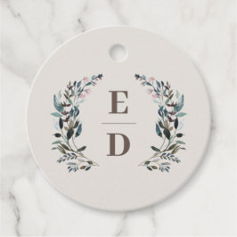 Garden Vapensköld | Äggskal | Bröllop Monogram Gåvor Etiketter