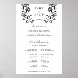 Garden Vapensköld | programsignatur för White Blom Poster