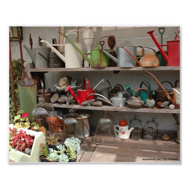 Garden Verktyg Fototryck (Framsidan)