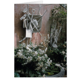 Garden verktyg-kort hälsningskort