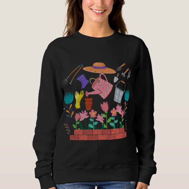 Garden Verktyg  T Shirt (Framsida)