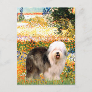 Garden (VGogh) - Gammal engelska 12 Vykort