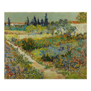 Garden vid Arles Vincent Van Gogh Fototryck