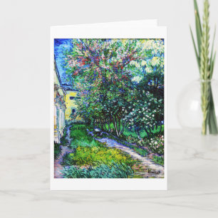 Garden vid asyl på Saint-Rémy, Van Gogh Kort