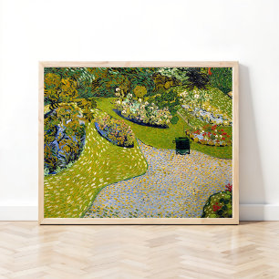 Garden vid Auvers, Vincent van Gogh Poster