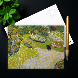 Garden vid Auvers, Vincent van Gogh Vykort