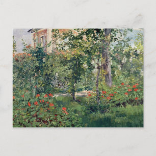 Garden vid Bellevue, 1880 Vykort