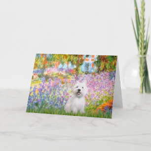 Garden vid Giverney - Westie 2 Kort