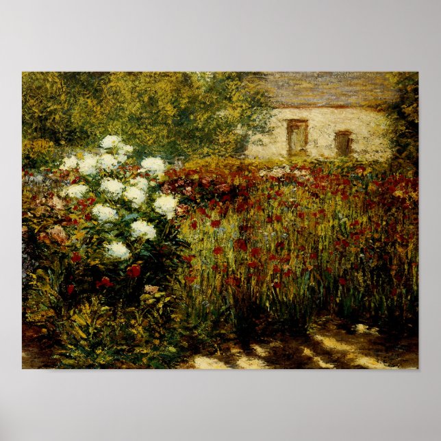 Garden vid Giverny Poster (Framsidan)