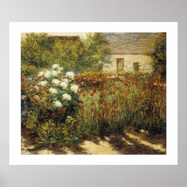 Garden vid Giverny Poster (Framsidan)