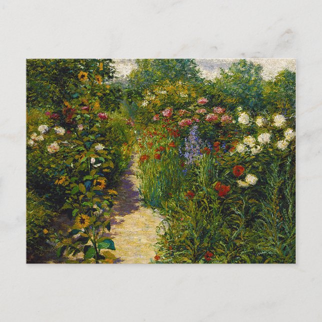 Garden vid Giverny Vykort (Framsida)
