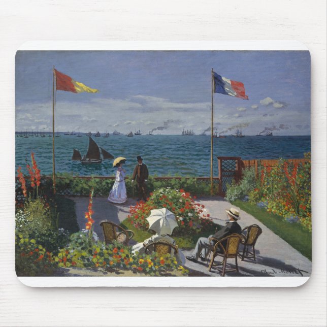 Garden vid Sainte-Adresse (1867) Musmatta (Framsidan)