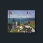 Garden vid Sainte-Adresse av Claude Monet Canvastryck<br><div class="desc">Garden på Sainte-Adresse är en målning av den Fransk konstapeln Claude Monet. (Olja på arbetsyta, 98, 1 cm x 129, 9 cm). Målningen förvärvades av konstmuseet i Metropolitan efter en auktionsförsäljning på Christie's i december 1967, under Fransken La terasse à Sainte-Adresse.[1] Målningen utställdes vid den 4:e Impressionistiska utställningen i Paris...</div>
