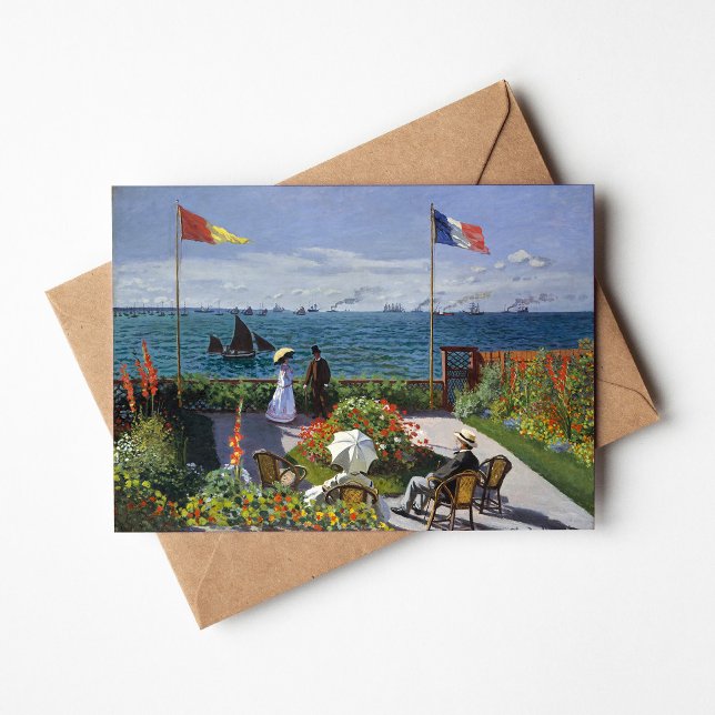Garden vid Sainte-Adresse | Claude Monet Kort (Skapare uppladdad)
