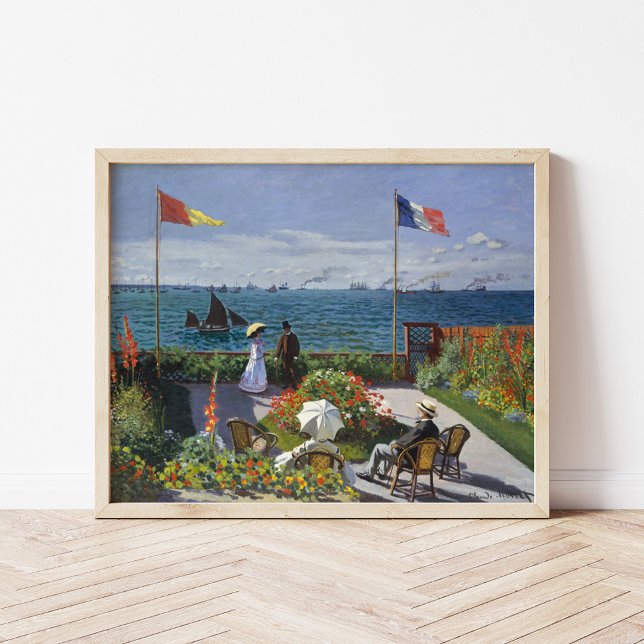 Garden vid Sainte-Adresse | Claude Monet Poster (Skapare uppladdad)