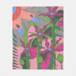 Garden vid Twilight Fleecefilt