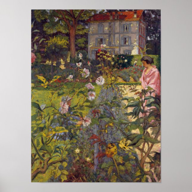 Garden vid Vaucresson Poster (Framsidan)