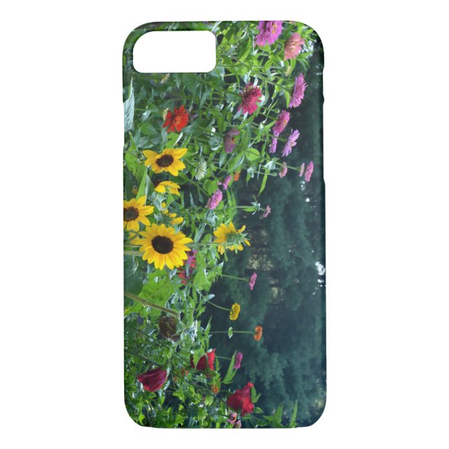 Garden View- Solros, daisy, kosmos Case-Mate iPhone Skal (Baksida)