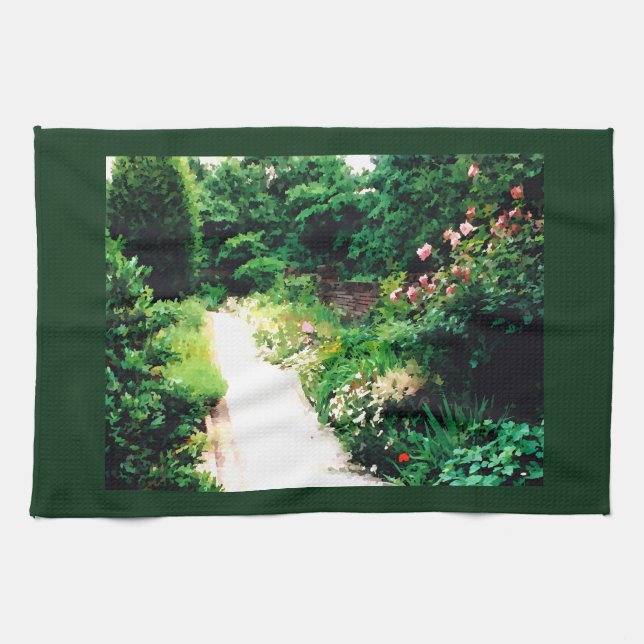 Garden Walk Digital 5-tums x 7-tums Mitt gratulati Kökshandduk (Horisontell)