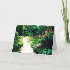 Garden Walk Digital 5-tums x 7-tums Mitt gratulati Kort