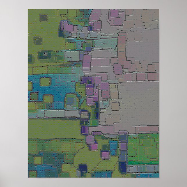 Garden Wall, Geometric Abstrakt Poster (Framsidan)