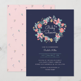 Garden WandeBaby Shower Inbjudan