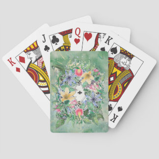 Garden Watercolor Flowers Casinokort