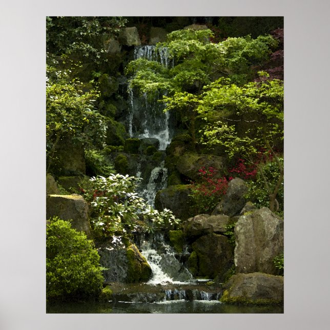 Garden Waterfall Poster (Framsidan)