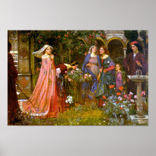 Garden Waterhouse Fine Art Poster