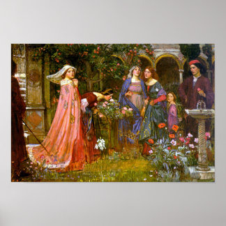 Garden Waterhouse Fine Art Poster