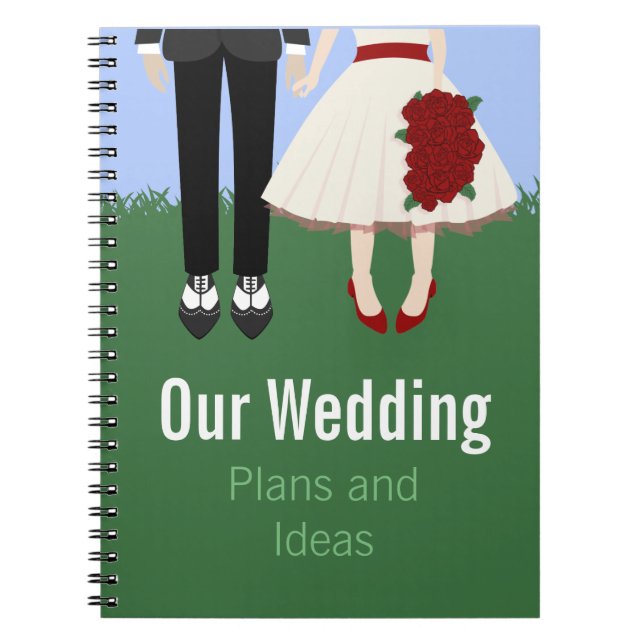 Garden Wedding Anteckningsbok (Framsidan)