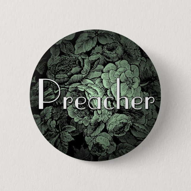 Garden Wedding Button: Preacher Knapp (Framsida)