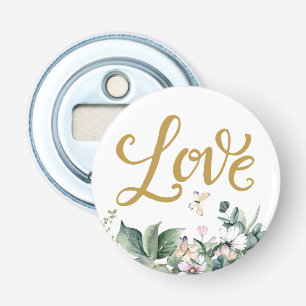 Garden Wedding Favor Magnet Flaska-öppnare Flasköppnare