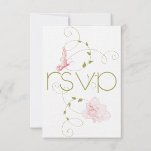 Garden Wedding Rosa Lilies OSA Kort