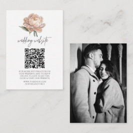 Garden Wedding webbplats | OSA QR-kodfoto Tilläggskort