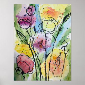 Garden Whimsy Poster