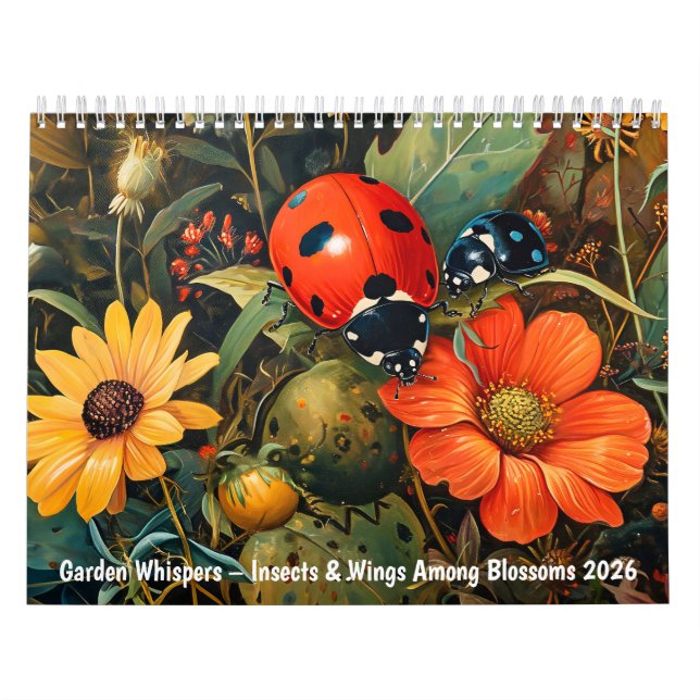 Garden Whispers – Insects & Wings Among Blossoms 2 Kalender (Omslag)