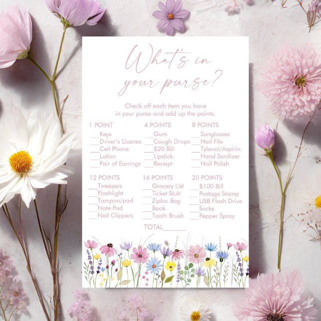 Garden Wildflowers What's In Your Purse Game (Skapare uppladdad)