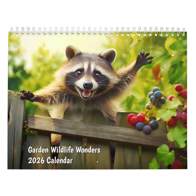 Garden Wildlife Wonders 2026 Calendar Kalender (Omslag)