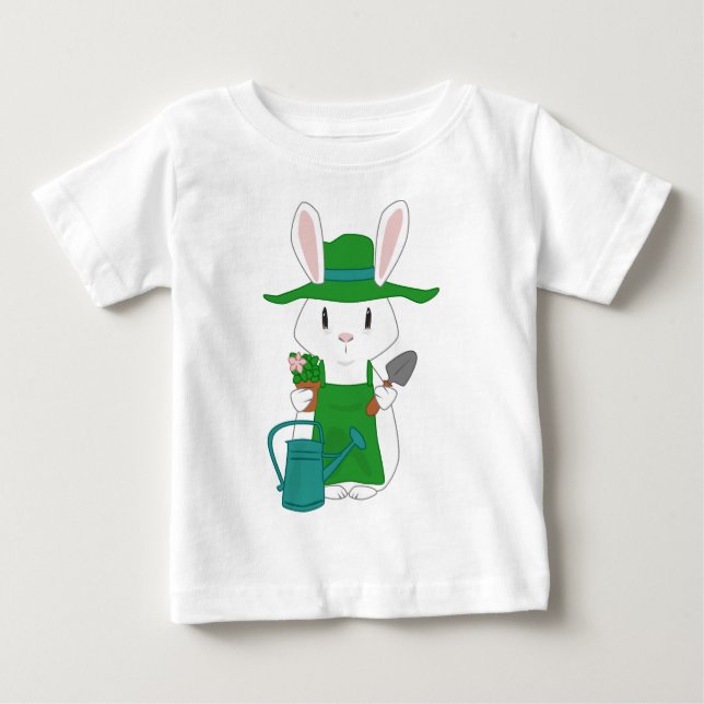 Gardener Bunny Baby Shirt Tröja (Framsida)