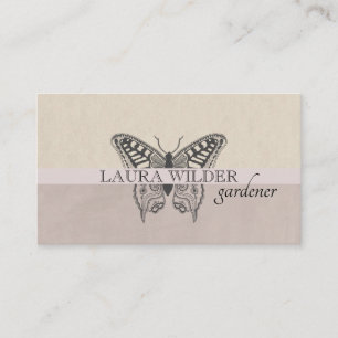 Gardener Butterfly Logotyp Visitkort
