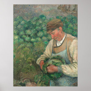 Gardener - Camille Pissarro Fine Art Poster