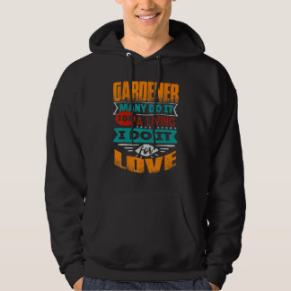 Gardener citat jag är ekokardiograf för Kärlek Hoodie