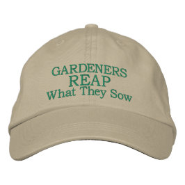 Gardener embroized baseball broderad keps