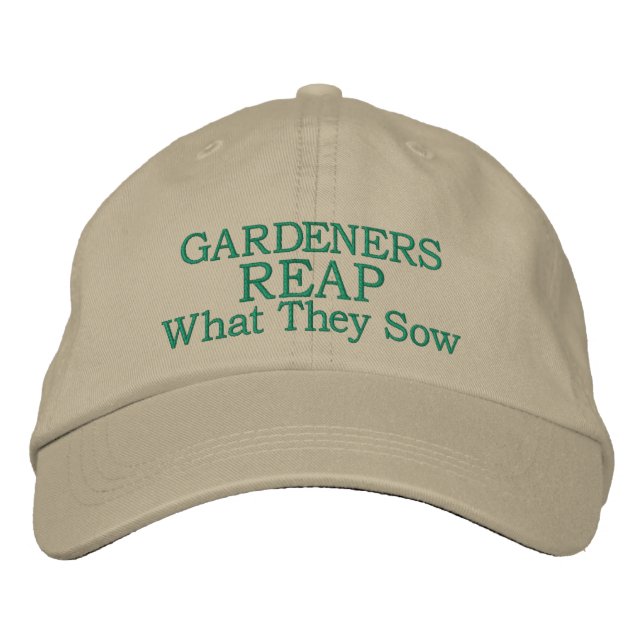 Gardener embroized baseball broderad keps (Framsida)