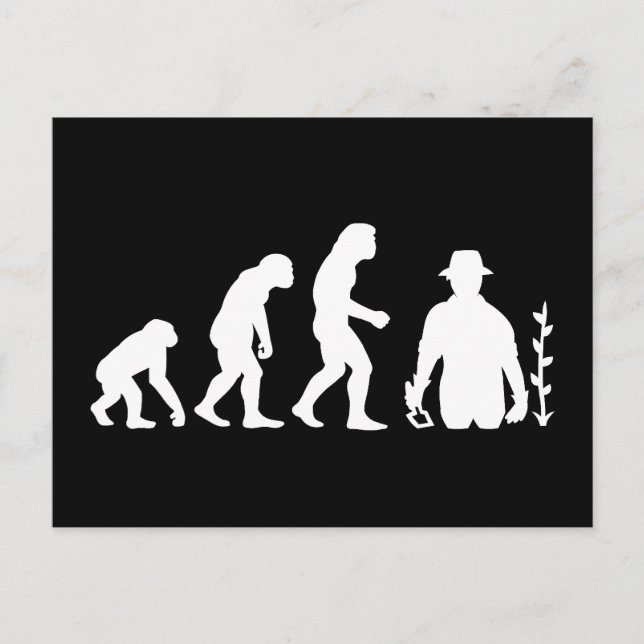 Gardener Evolution Vykort (Framsida)