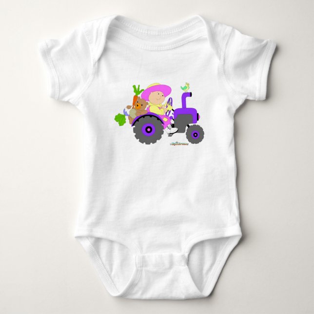 Gardener Farmer flicka T-shirt (Framsida)