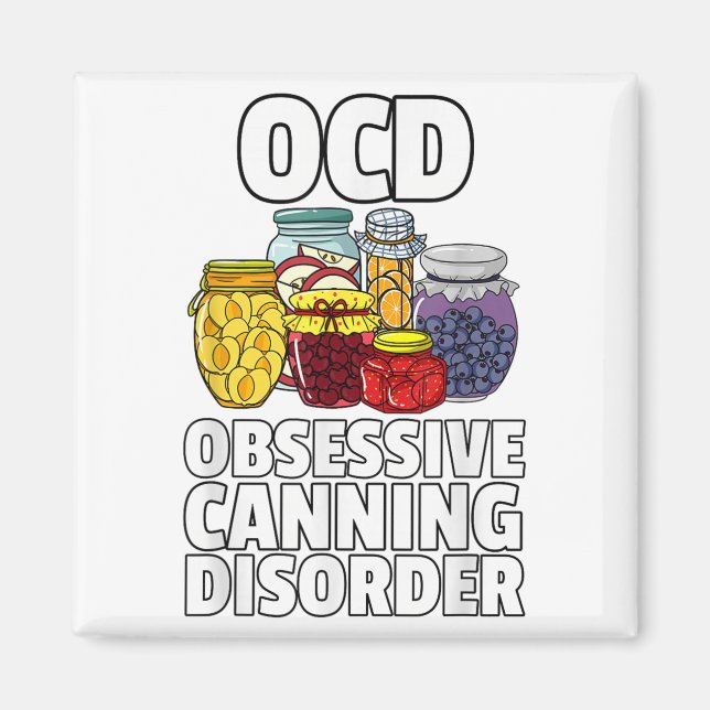 Gardener för containersäsong - Gift Burk Pickling  Magnet (Framsidan)