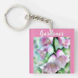 Gardener Foxglove Flowers Painting Art Blommigt Ro