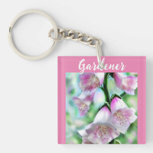 Gardener Foxglove Flowers Painting Art Blommigt Ro